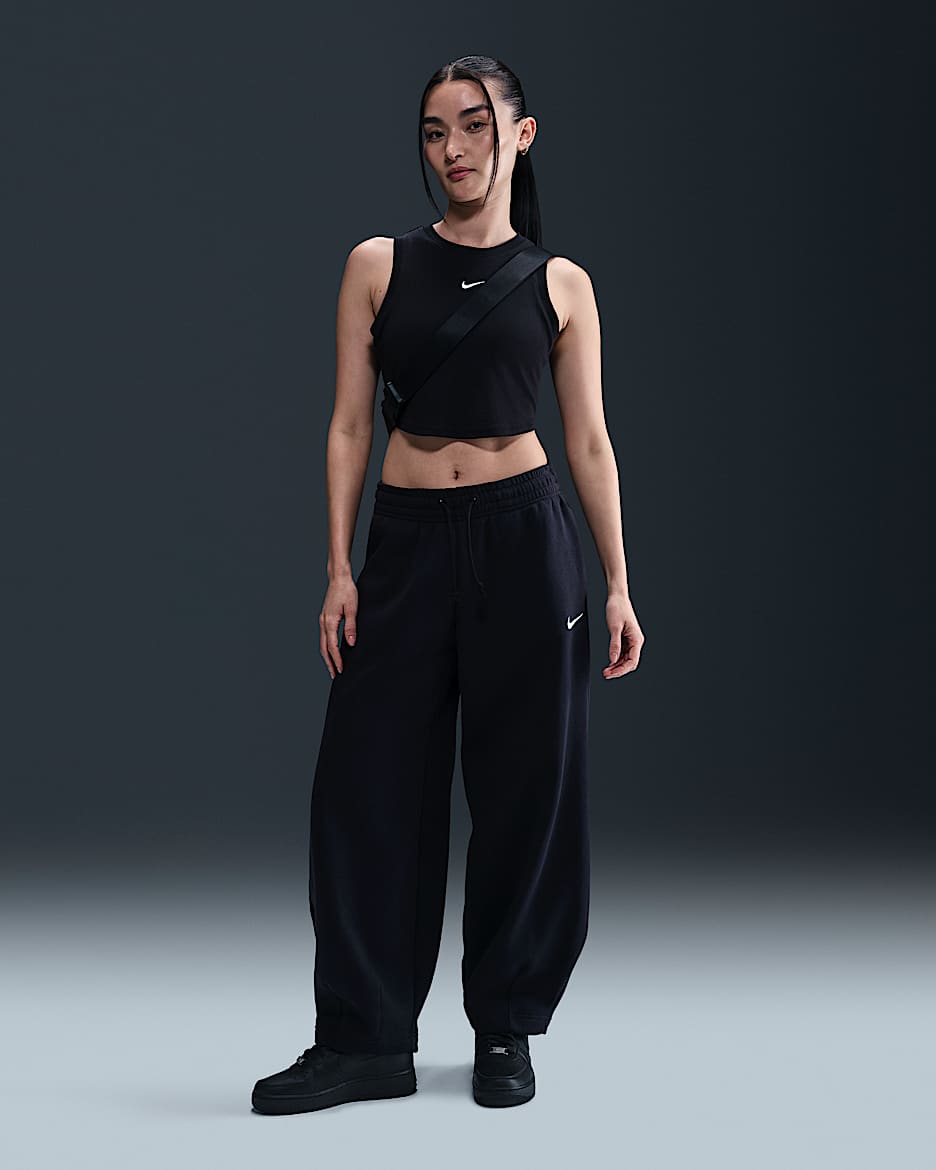 Nike Sportswear Phoenix Fleece Women s Mid Rise Oversized Tapered Pants. Nike JP